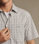 Winton Poplin Check SS Shirt - White