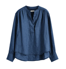 Lawrie Linen Shirt - Indigo