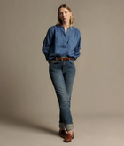 Lawrie Linen Shirt - Indigo