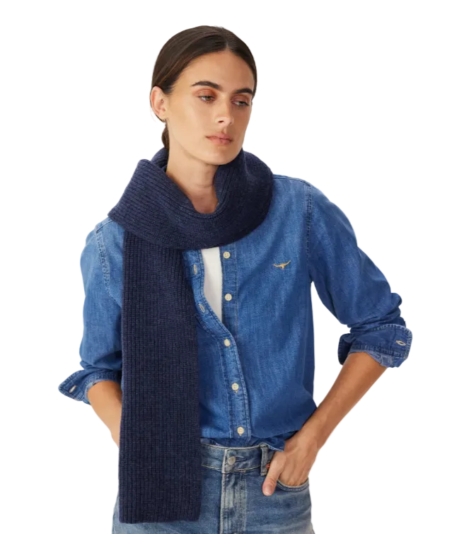 Bowen Slim Wool Scarf