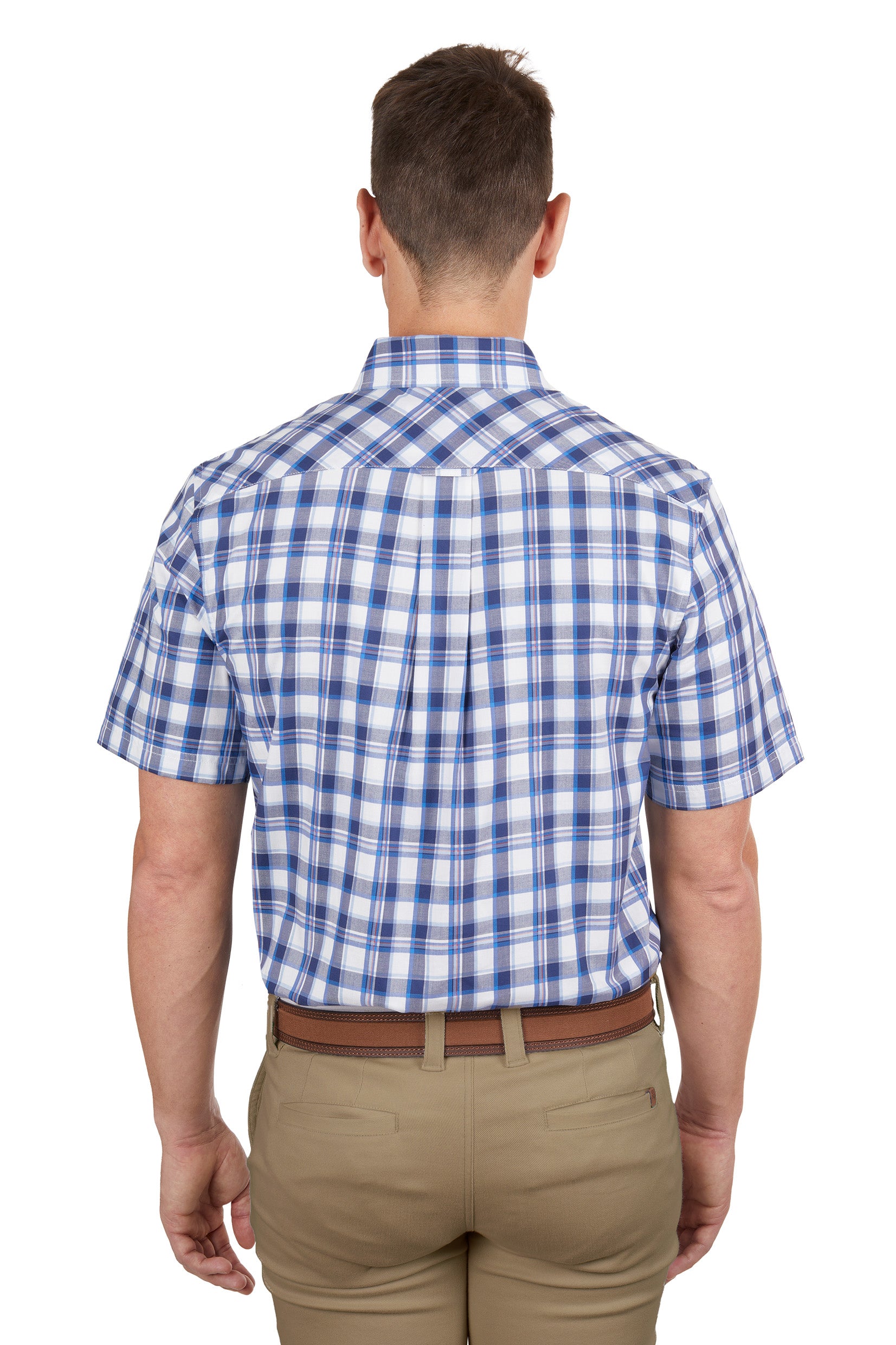 Thomas Cook Luke Check 2-Pocket Short Sleeve Shirt