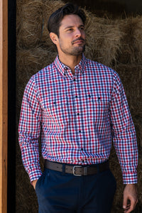 Kyle Check 2-Pocket Long Sleeve Shirt