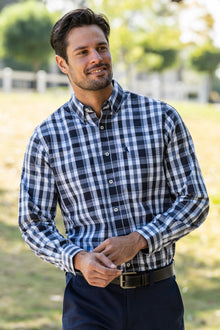 Thomas Cook Cain Check 1-Pocket Long Sleeve Shirt