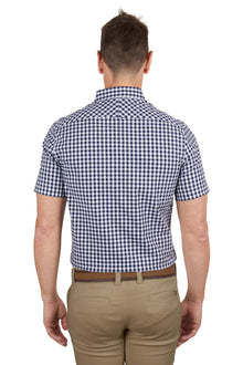 Thomas Cook Bart Check Tailored Short Sleeve Shirt