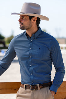 Thomas Cook Cade Print Tailored Long Sleeve Shirt