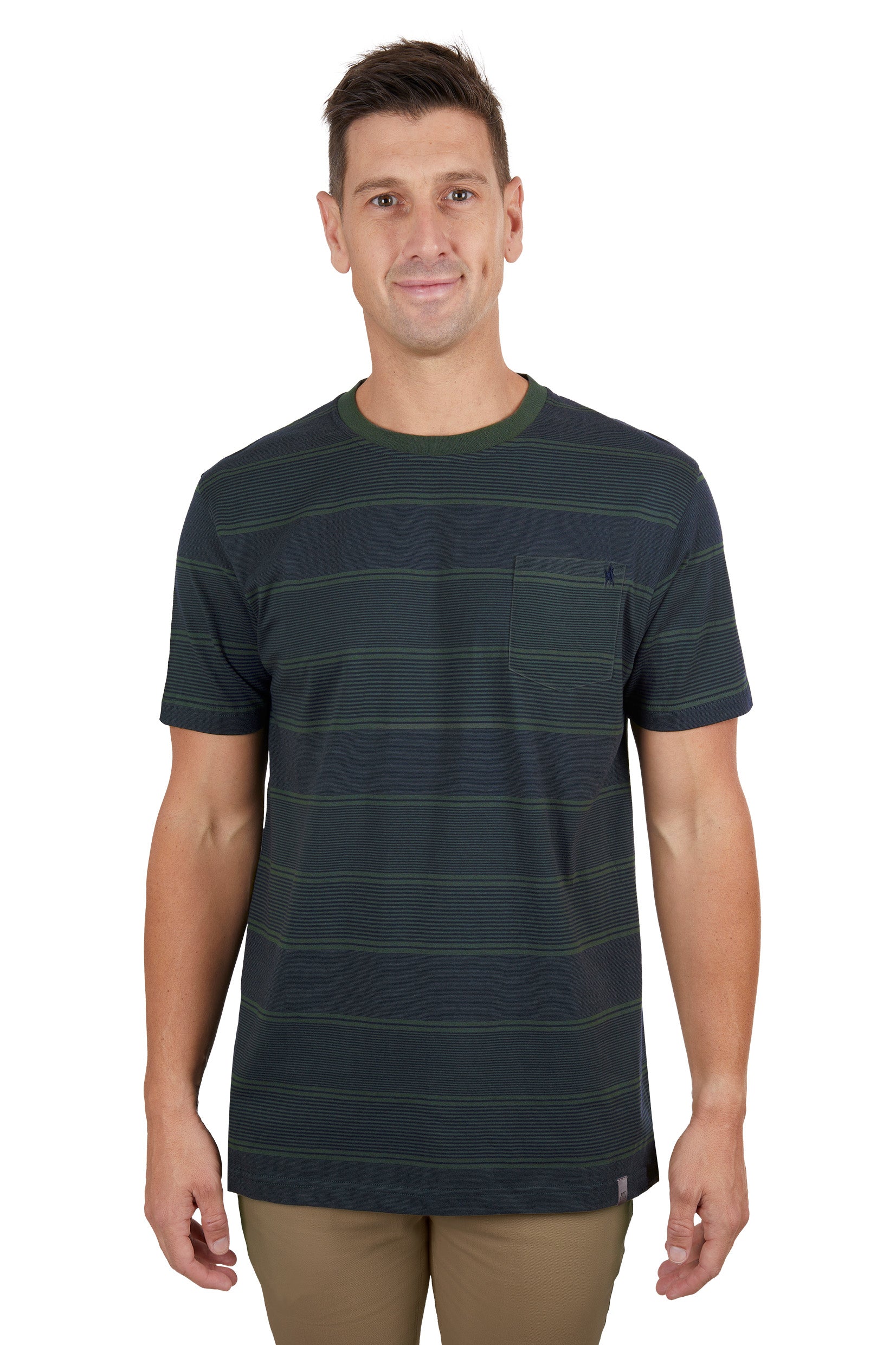 Thomas Cook Simon Stripe 1-Pocket Short Sleeve Tee