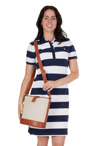 Beth Short Sleeve Polo Dress