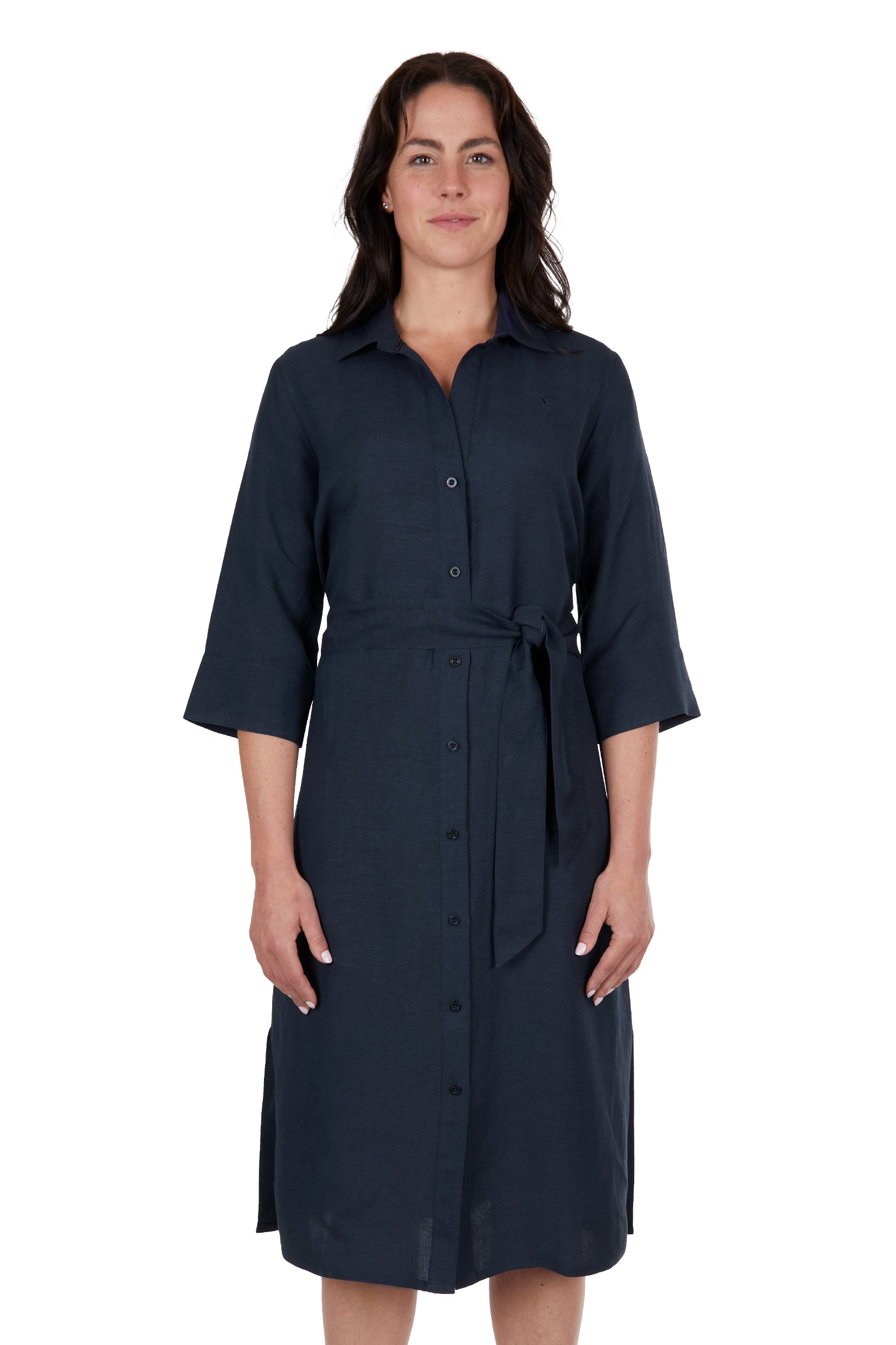 Thomas Cook Halena Linen Shirt Dress