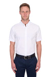 Mens TC Linen SS Shirt - White