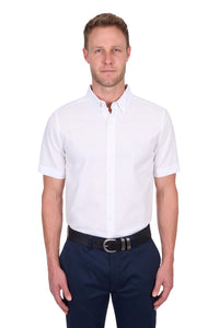 Mens TC Linen SS Shirt - White