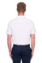 Thomas Cook Mens Linen Short Sleeve Shirt - White