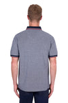 Mens Dan Tailored SS Polo - Navy Marle