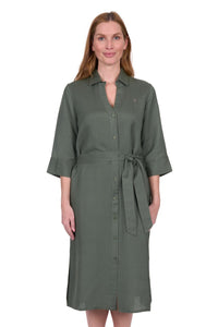Sasha Shirt Dress - Green