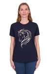 Womens Becky SS Tee - Navy