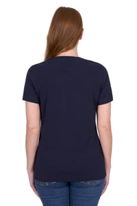 Womens Becky SS Tee - Navy