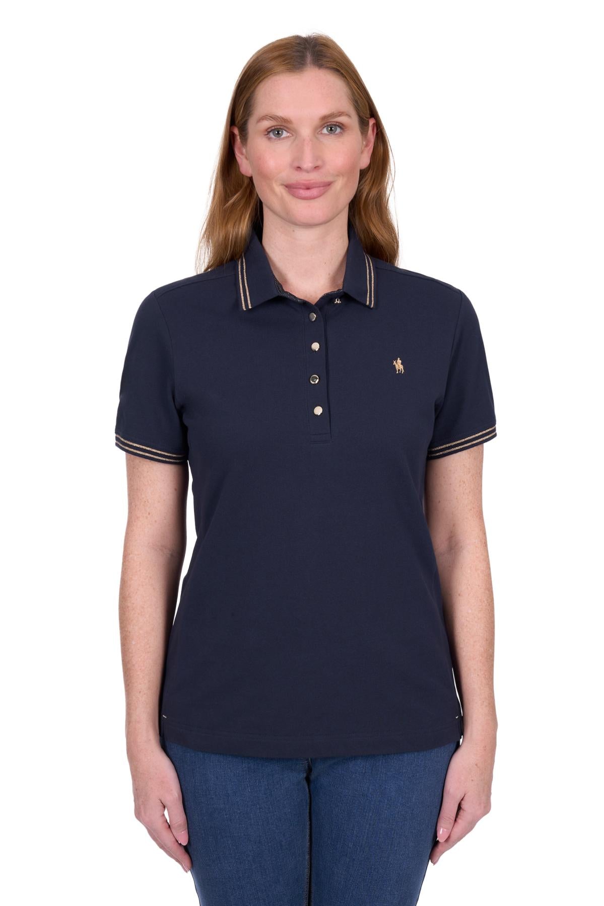 Thomas Cook Lauren Short Sleeve Polo - Navy