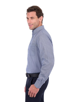 Thomas Cook Archie IPkt LS Shirt - Navy/Tan