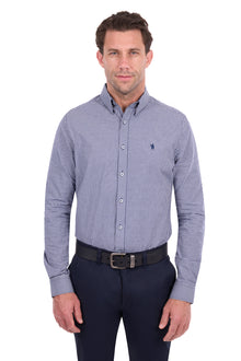 Thomas Cook Luca Tailored LS Shirt - Navy/White
