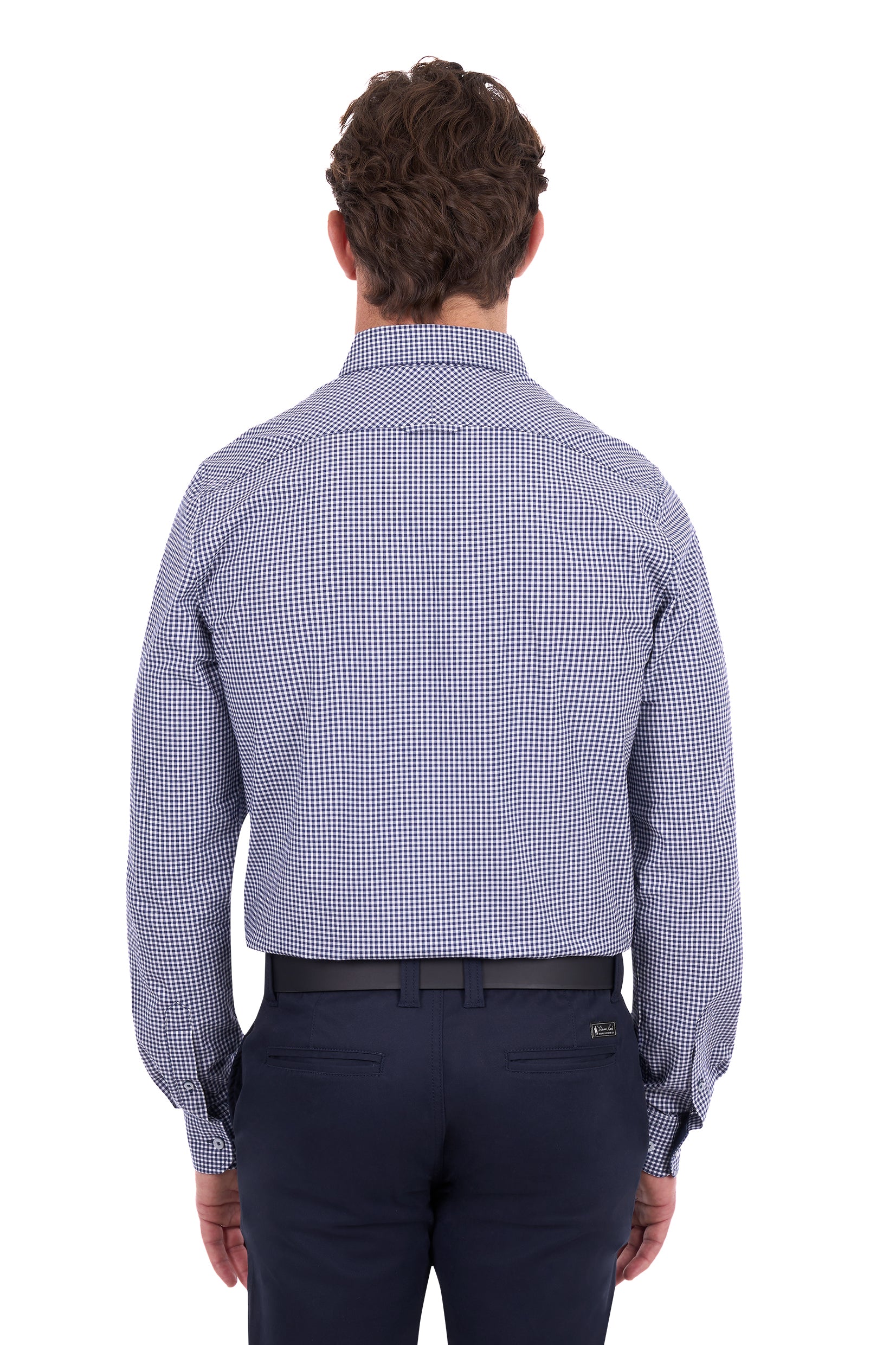 Thomas Cook Luca Tailored LS Shirt - Navy/White
