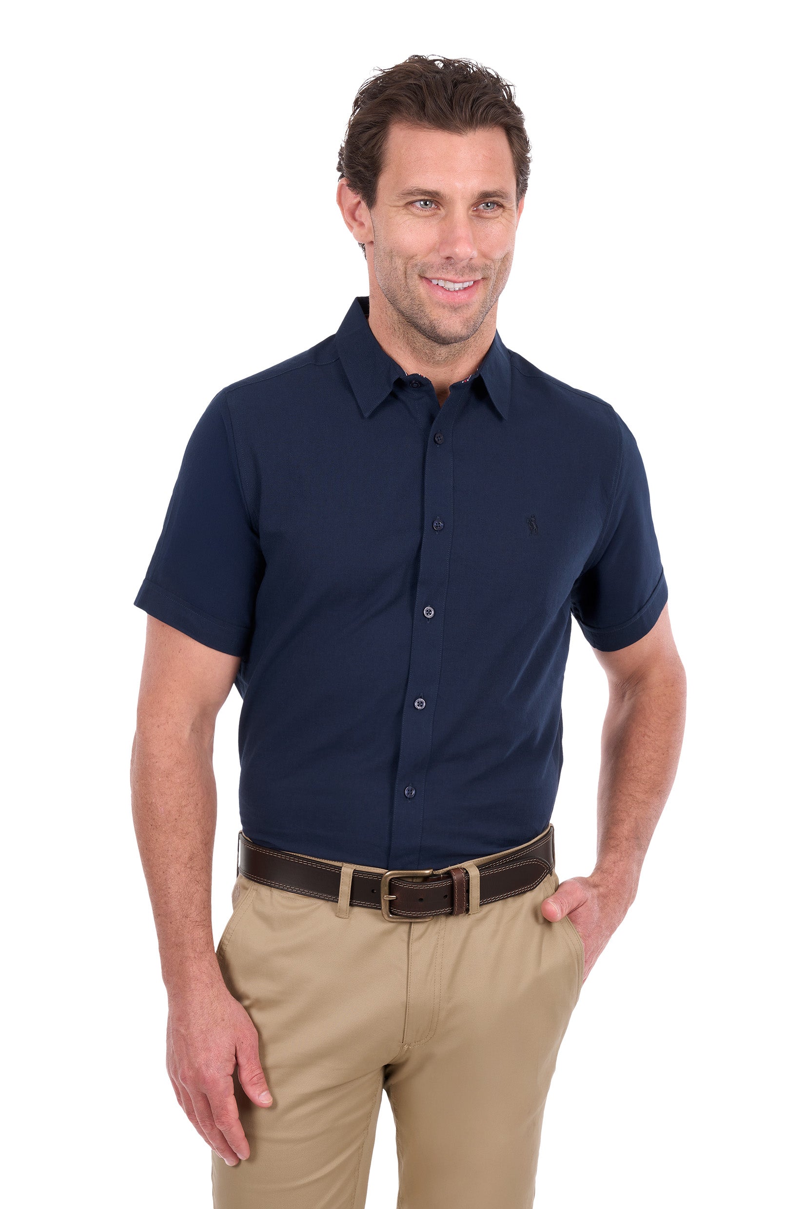 Thomas Cook TC Linen SS Shirt - Navy