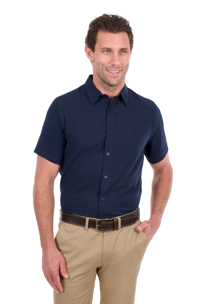 Thomas Cook TC Linen SS Shirt - Navy