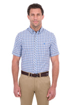 Thomas Cook Theo Tailored SS Shirt - Navy/Blue