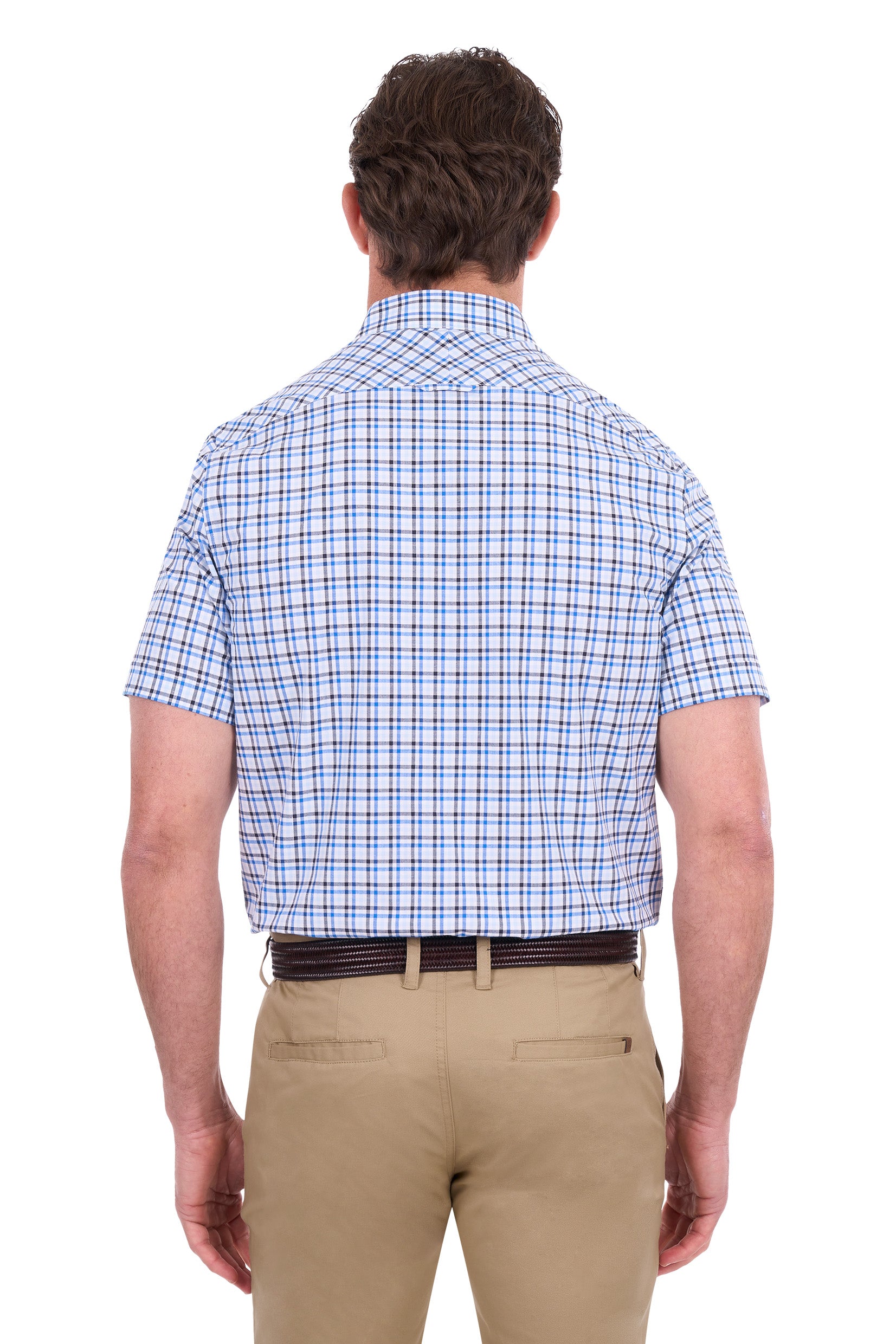 Thomas Cook Theo Tailored SS Shirt - Navy/Blue