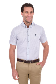 Thomas Cook Noah Tailored SS Shirt - White/Royal
