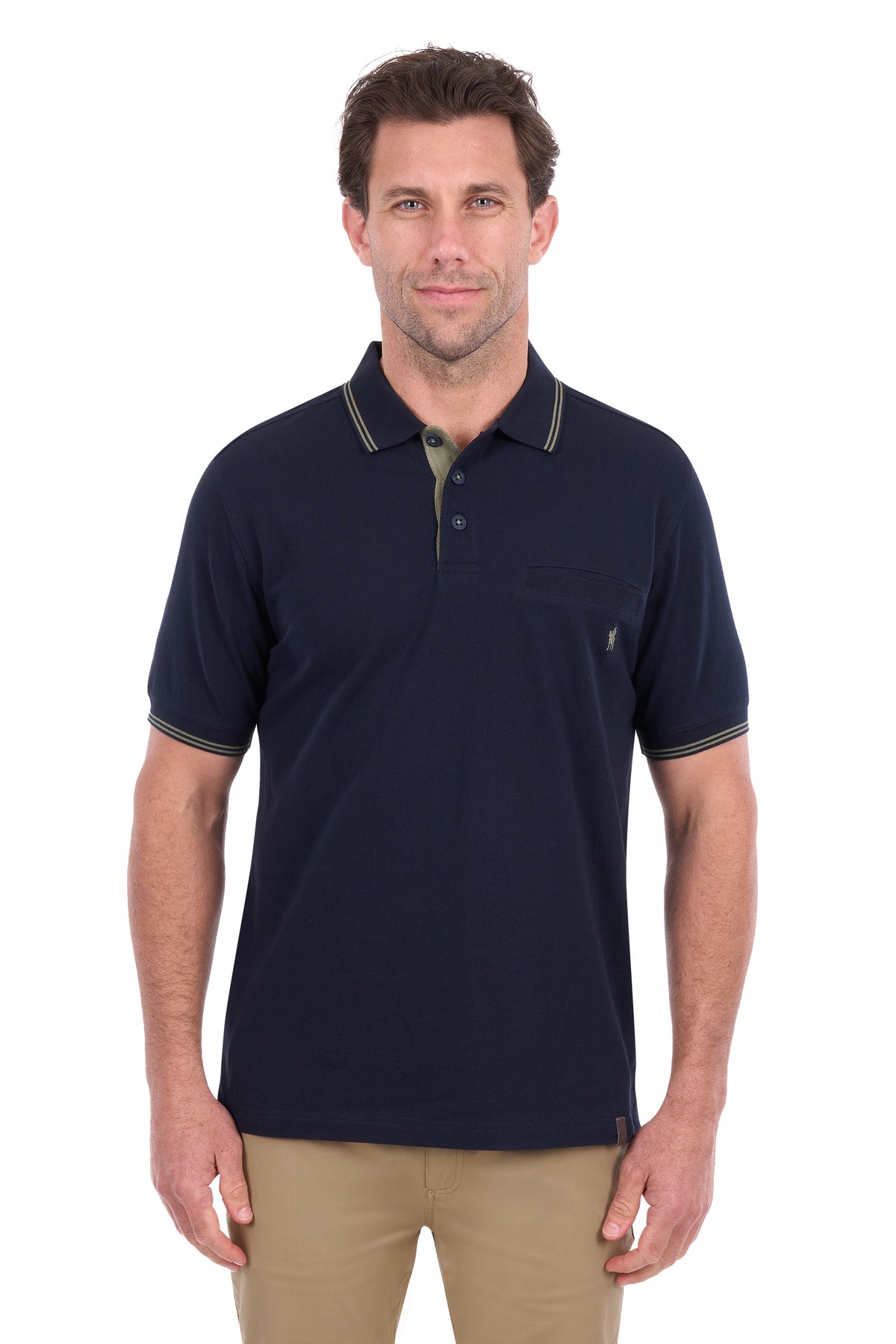 Thomas Cook Henry Tailored SS Polo - Navy