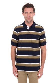Thomas Cook Vincent SS Polo - Navy/Tan