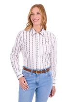 Thomas Cook Lina LS Shirt - Navy/Tan