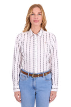 Thomas Cook Lina LS Shirt - Navy/Tan