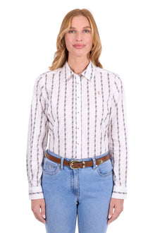 Thomas Cook Lina LS Shirt - Navy/Tan