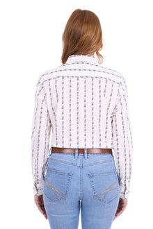 Thomas Cook Lina LS Shirt - Navy/Tan