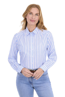 Thomas Cook Louisa LS Shirt - Blue/White