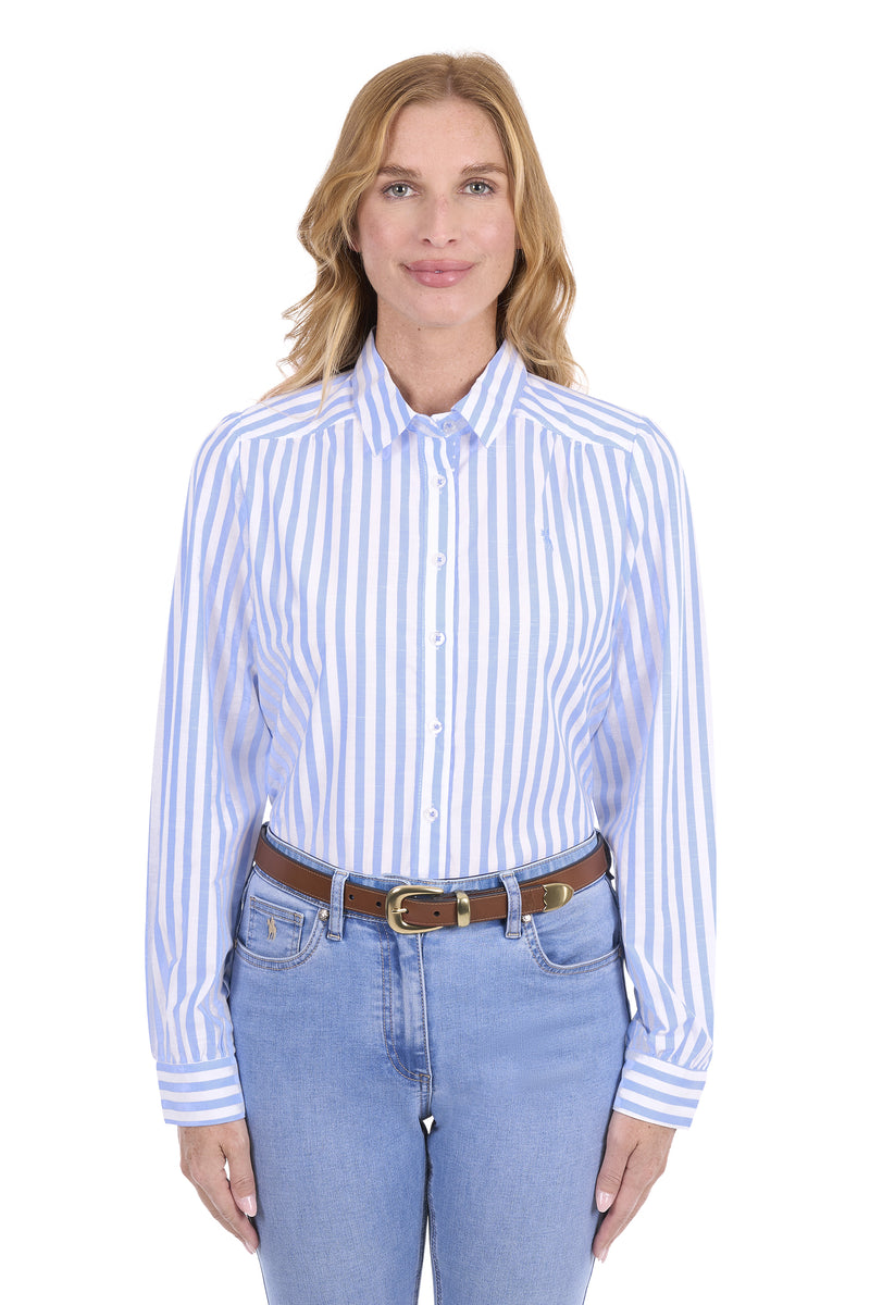 Thomas Cook Louisa LS Shirt - Blue/White