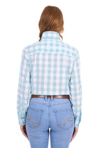 Thomas Cook Eliza LS Shirt - Turquoise/White