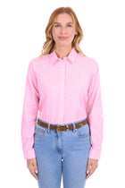 Thomas Cook Penny LS Shirt - Rose Pink/White