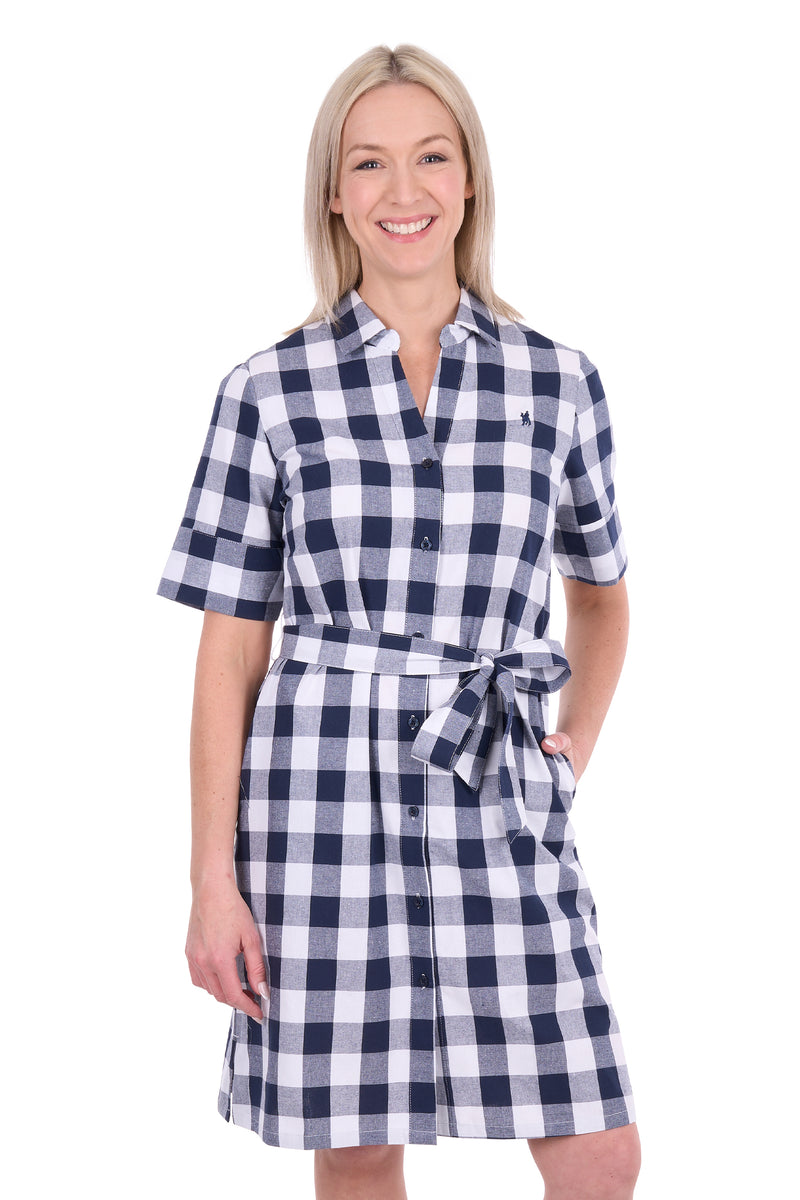 Thomas Cook Victoria Shirt Dress - Navy/White