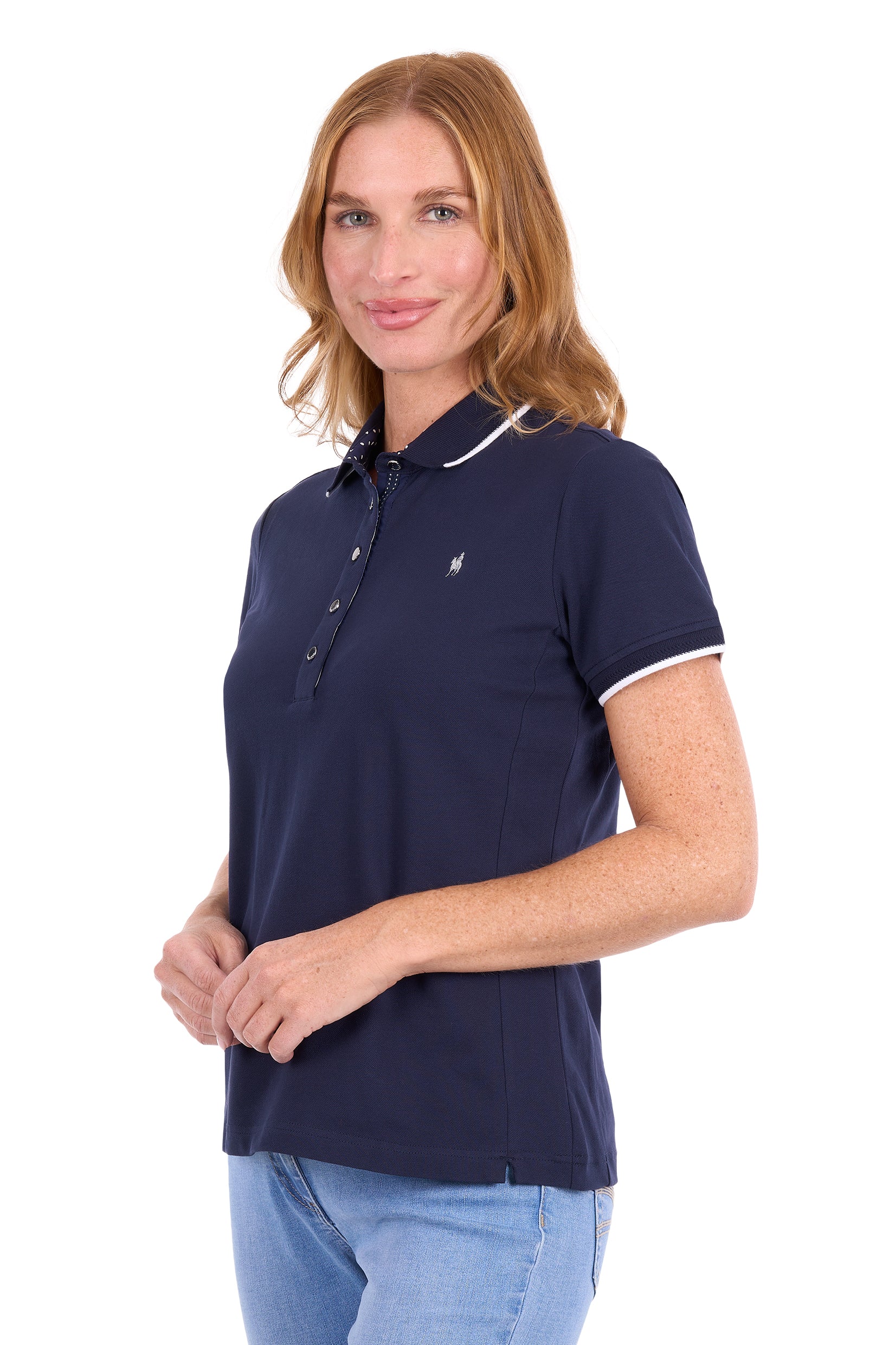 Thomas Cook Michelle SS Polo - Navy