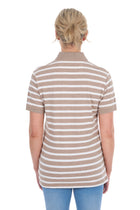 Thomas Cook Amber SS Polo - Tan Marle/White