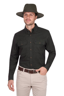 Thomas Cook Keith Long Sleeve Shirt - Green