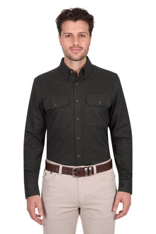 Thomas Cook Keith Long Sleeve Shirt - Green