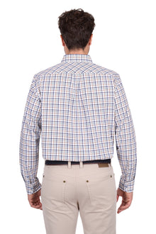 Thomas Cook Chad Long Sleeve Shirt - Navy/Green