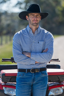 Thomas Cook Gregory Long Sleeve Shirt - Navy