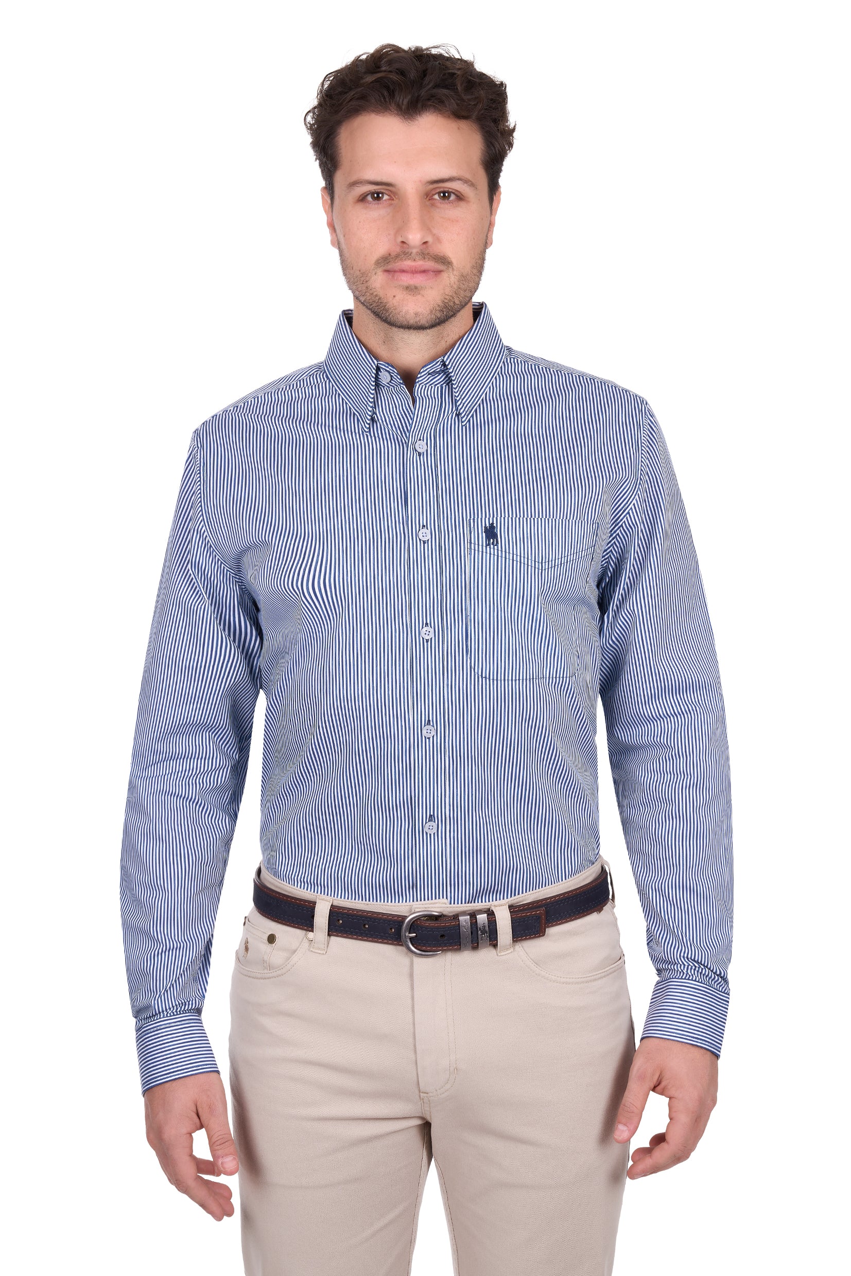 Thomas Cook Gregory Long Sleeve Shirt - Navy
