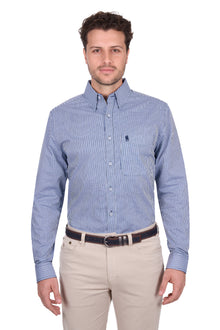 Thomas Cook Gregory Long Sleeve Shirt - Navy