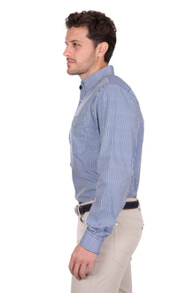Thomas Cook Gregory Long Sleeve Shirt - Navy