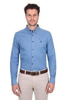 Thomas Cook Jeremy Long Sleeve Shirt - Chambray