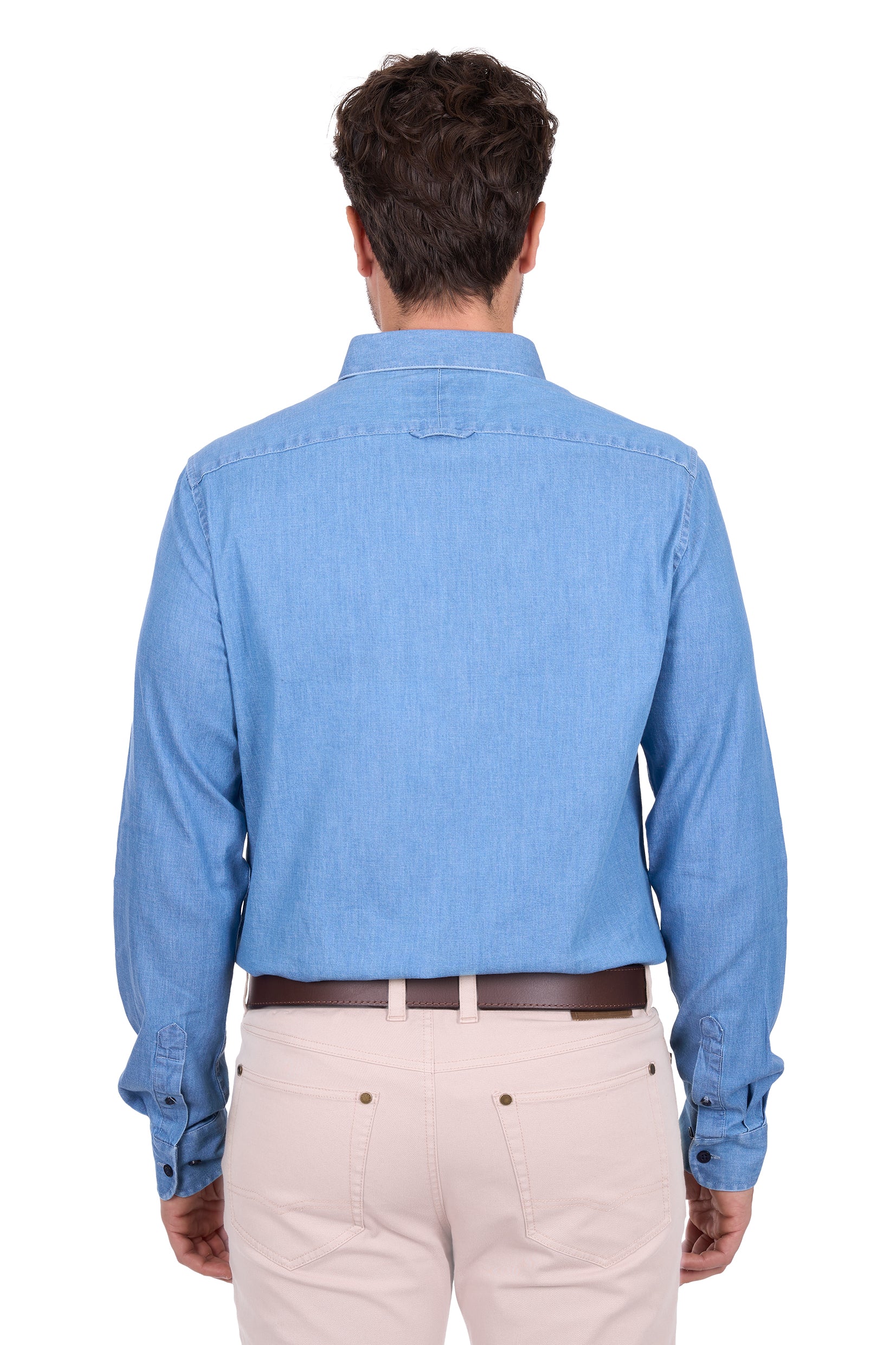 Thomas Cook Jeremy Long Sleeve Shirt - Chambray